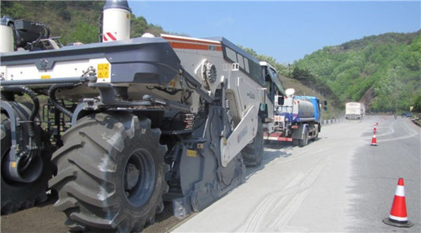 乐平市S306省道冷再生施工